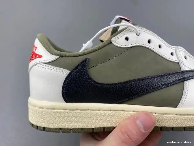 Rep 1 X SCOTT LOW TRAVIS AIR MEDIUM DM7866-200 OLIVE OG JORDAN 0612